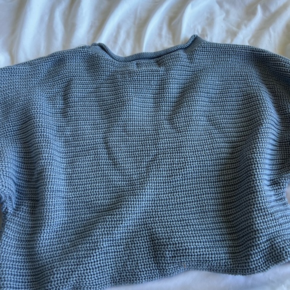 Princess Polly Light Blue Knit Sweater - Picture 4 of 6